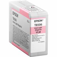 Epson T8506 C13T850600 Lys Magenta Bl&aelig;kpatron, 80 ml