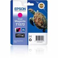 Epson T1573 C13T15734010 Magenta Bl&aelig;kpatron, 25.9 ml