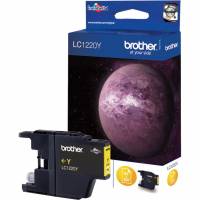Brother LC1220Y Gul Bl&aelig;kpatron, 300 sider