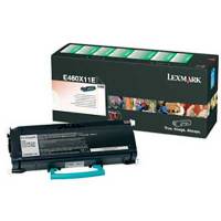 Lexmark E460X11E Sort Lasertoner, 15.000 sider