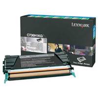 Lexmark C736H1KG Sort Lasertoner, 12.000 sider