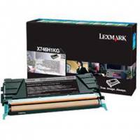 Lexmark X746H1KG Sort Lasertoner, 12.000 sider