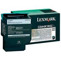 Lexmark C544X1KG Sort Lasertoner, 6.000 sider