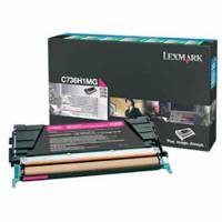 Lexmark C736H1MG Magenta Lasertoner, 10.000 sider