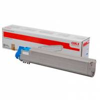 OKI 43837131 Cyan Lasertoner, 20.000 sider