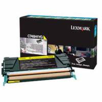 Lexmark C748H1YG Gul Lasertoner, 10.000 sider