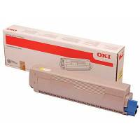 OKI 45862837 Gul Lasertoner, 7.300 sider