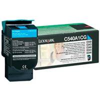 Lexmark C540A1CG Cyan Lasertoner, 1.000 sider