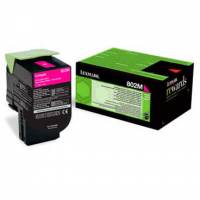 Lexmark 802M 80C20M0 Magenta Lasertoner, 1.000 sider
