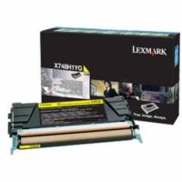 Lexmark X748H3YG Gul Lasertoner, 10.000 sider