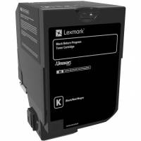 Lexmark 74C20K0 Sort Lasertoner, 3.000 sider
