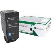 Lexmark 74C20C0 Cyan Lasertoner, 3.000 sider