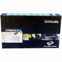 Lexmark C748H3CG Cyan Lasertoner, 10.000 sider