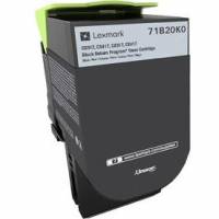 Lexmark 71B20K0 Sort Lasertoner, 3.000 sider