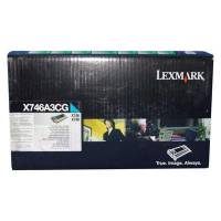 Lexmark X746A3CG Cyan Lasertoner, 7.000 sider