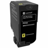 Lexmark 74C2HY0 Gul Lasertoner, 12.000 sider
