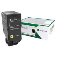 Lexmark 75B20Y0 Cyan Lasertoner, 13.000 sider