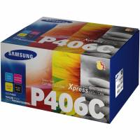 Samsung CLT-P406C CMYK Multipakke Lasertoner, 1.000 sider