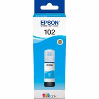 Epson 102 C13T03R340 cyan bl&aelig;kpatron, 6.000 sider