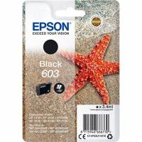 Epson 603 C13T03U14020 sort bl&aelig;kpatron 3,4 ml