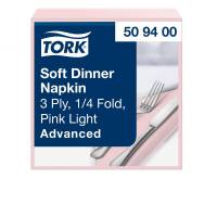 Tork 509400 Advanced Soft servietter 39x39cm lyser&oslash;d 100stk