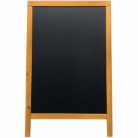 Securit gadeskilt m/kridttavle 55x85cm naturnatur