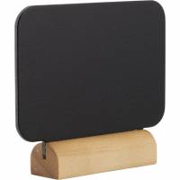 Securit kridttavle sort/natur 4stk