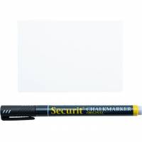 Securit A7 hvid kridttavle 20 stk