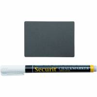 Securit A8 sort kridttavle 20 stk