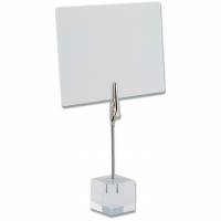 Securit skilteholder med klemme 6 stk