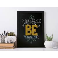 Securit Woody chalkboard 40x30x1cm sort
