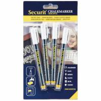 Securit kridtmarker 1-2mm 4stk