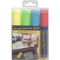 Securit kridtmarker 7-15mm 4 farver
