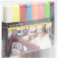 Securit kridtmarker 7-15mm 8 farver