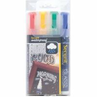Securit kridtmarker 2-6mm 4 farver