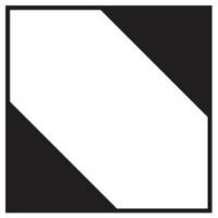 LQ fareetiket 100x100mm sort/hvid 250stk