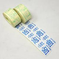 Ferco pakkekontrol 2delt 40x57mm bl&aring; 500 numre