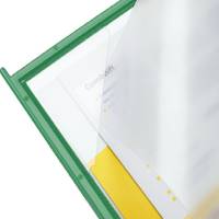 Q-connect registerlommer i A4 &aelig;sk/10 stk i farven gr&oslash;n