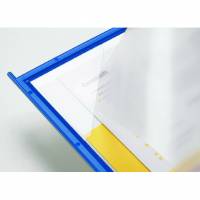 Q-connect registerlommer i A4 &aelig;sk/10 stk i farven bl&aring;