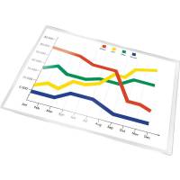 Q-connect selvkl&aelig;bende lomme i A4 ps/5stk