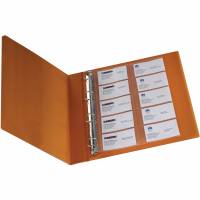 Q-connect visitkortlomme i A4 til 20 kort ps/10 stk