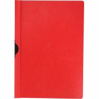 Q-connect universalmappe med metalclip i A4 30 ark i farven r&oslash;d