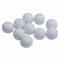 34 mm bordfodbold 10 stk. i hvid