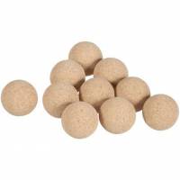 Kork fodbolde &Oslash;34mm 10stk