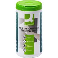 Q-connect renseservietter sk&aelig;rm og tastatur 100 stk