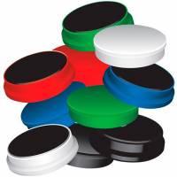 Q-connect magneter i flere farver 25 mm 10 stk