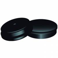 Q-connect magneter i sort 25 mm 10 stk