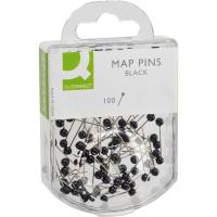 Q-connect kortn&aring;le 100 stk sort