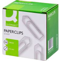 Papirclips Q-Connect 32 mm pk/1.000 stk