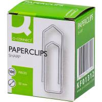 Q-connect 32 mm clips 100 stk